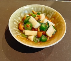 山芋とネバネバ野菜の梅和え