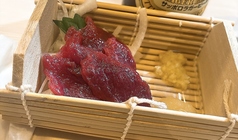 赤身刺し薄造り(0.5人前)