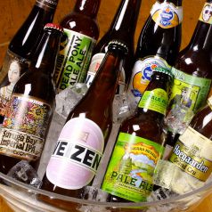 クラフトビールは毎回替わる生樽と厳選したアイテム