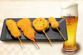 料理メニュー写真&nbsp;串カツセット