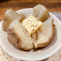 鉄板で焼くじゃがバター