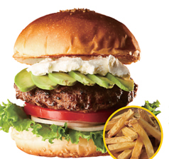 アボカドサワークリームバーガー