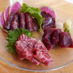 赤身刺し4種盛り合わせ