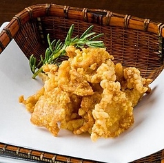 鶏皮パリパリ揚げ
