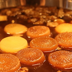 田舎のすじ煮盛り合わせ(大根、玉子、豆腐、和牛すじ)
