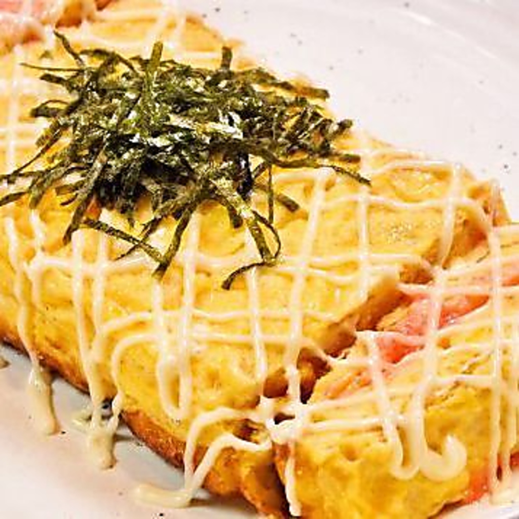 当店オススメ料理の一つ！明太玉子焼き！明太子と玉子焼きの組み合わせは絶品♪