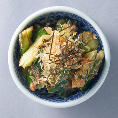 たたき胡瓜の梅和え