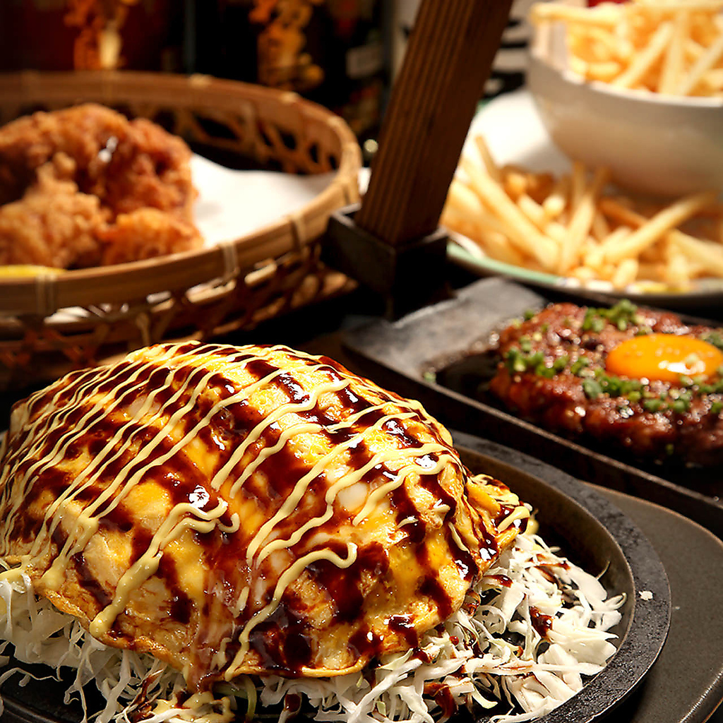 とろとろ玉子の『キャベ王』のコース 8品飲み放題付き3000円♪（宴会/飲み放題/個室/貸切）