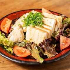 ムネ炙り温玉サラダ