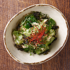 大葉としらすの塩胡瓜和え