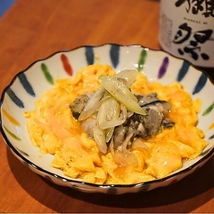 広島産 牡蠣と長ネギの玉子炒め