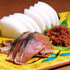 鯖とフグの子へしこ盛り