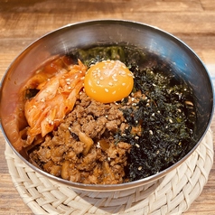 焼かない羊肉ビビンバ