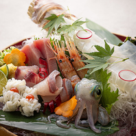 鮮魚のお造り盛り合わせ