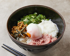 ネバとろ  トロたく丼　Sticky Minced Tuna & Pickles Radish Rice Bowl