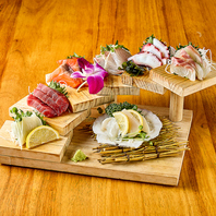 漁港直送の鮮度抜群の贅沢魚介料理の数々！