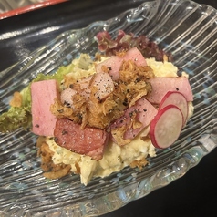 炭焼きベーコンのポテトサラダ