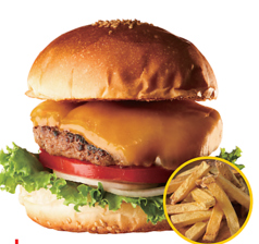 ダブルチェダーバーガー