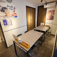 幅広いシーンで活躍するテーブル席は普段使いも大歓迎！