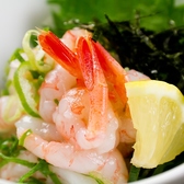 【濃厚甘海老とろける塩ユッケ】