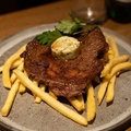 料理メニュー写真&nbsp;赤身ステーキ カフェドパリ風 200g
