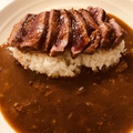 料理メニュー写真&nbsp;ステーキカレー (サーロイン200g)