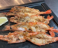 大海老のガーリック焼き