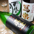 こだわりの焼酎＆日本酒もあり。