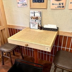 2名テーブル3席