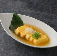 海鮮出汁掛け 出汁巻き玉子