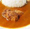料理メニュー写真&nbsp;1)スタンダードカレー（国産チキン or エビ）