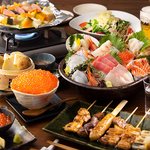 北海道をダイレクトに感じられる厳選食材、北海道の郷土料理、定番居酒屋料理など多数！