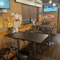 幅広いシーンで使える多彩な席を完備しております♪