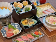 旬を味わう和食コースを素敵な雰囲気で四季を感じる