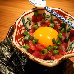 まぐろ海苔ユッケ