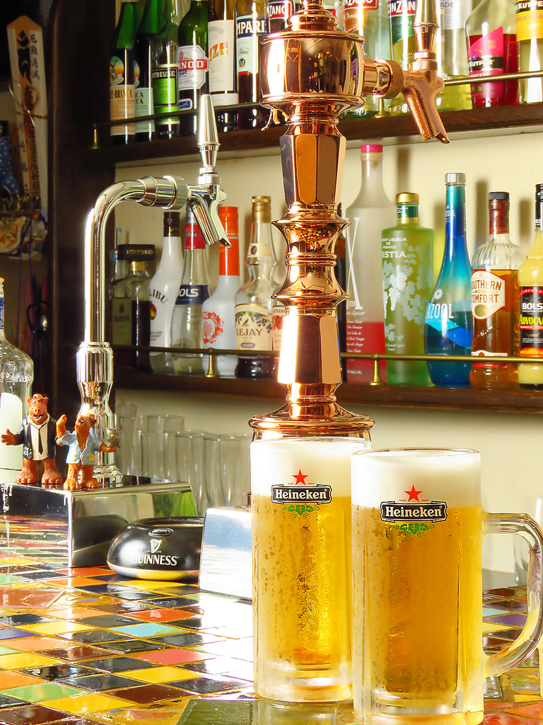 ハイネケン生ビールが飲める！アラカルトでも飲み放題でもＯＫです♪