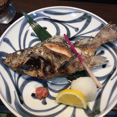 松山沖黒メバル炭火塩焼き