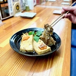 自家製の割り下を使用した飛騨牛の肉豆腐！甘辛い地元の味付けなのに後味がスッキリ！