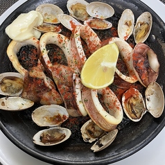 イカとアサリのイカスミパエリア　(レギュラー)