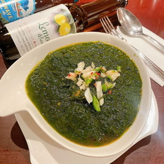 ほうれん草のカレー（サグパニール）