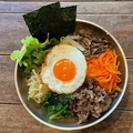 料理メニュー写真&nbsp;牛プルコギ ビビンバ＆わかめスープ