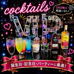 彩り豊かなCOCKTAILメニューも!