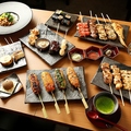 料理メニュー写真&nbsp;【食べ放題・飲み放題コース】こだわりの串を多彩なドリンクと共に堪能する、おすすめプラン◎