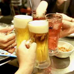 飲み放題がお得！