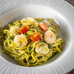 海老と帆立のジェノベーゼ