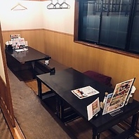 大型宴会が可能な掘りごたつ式のお座敷完備