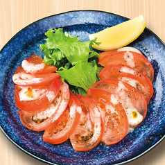 冷やしトマトのカルパッチョ風