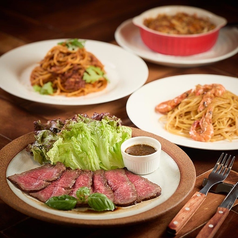 沖縄名物伊江島牛を使用した自慢の料理を堪能！ 日替りランチもおすすめです♪