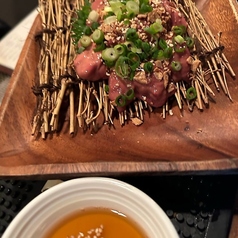 宮崎地鶏の白レバー刺し