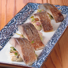 炙りしめ鯖とマッシュポテト